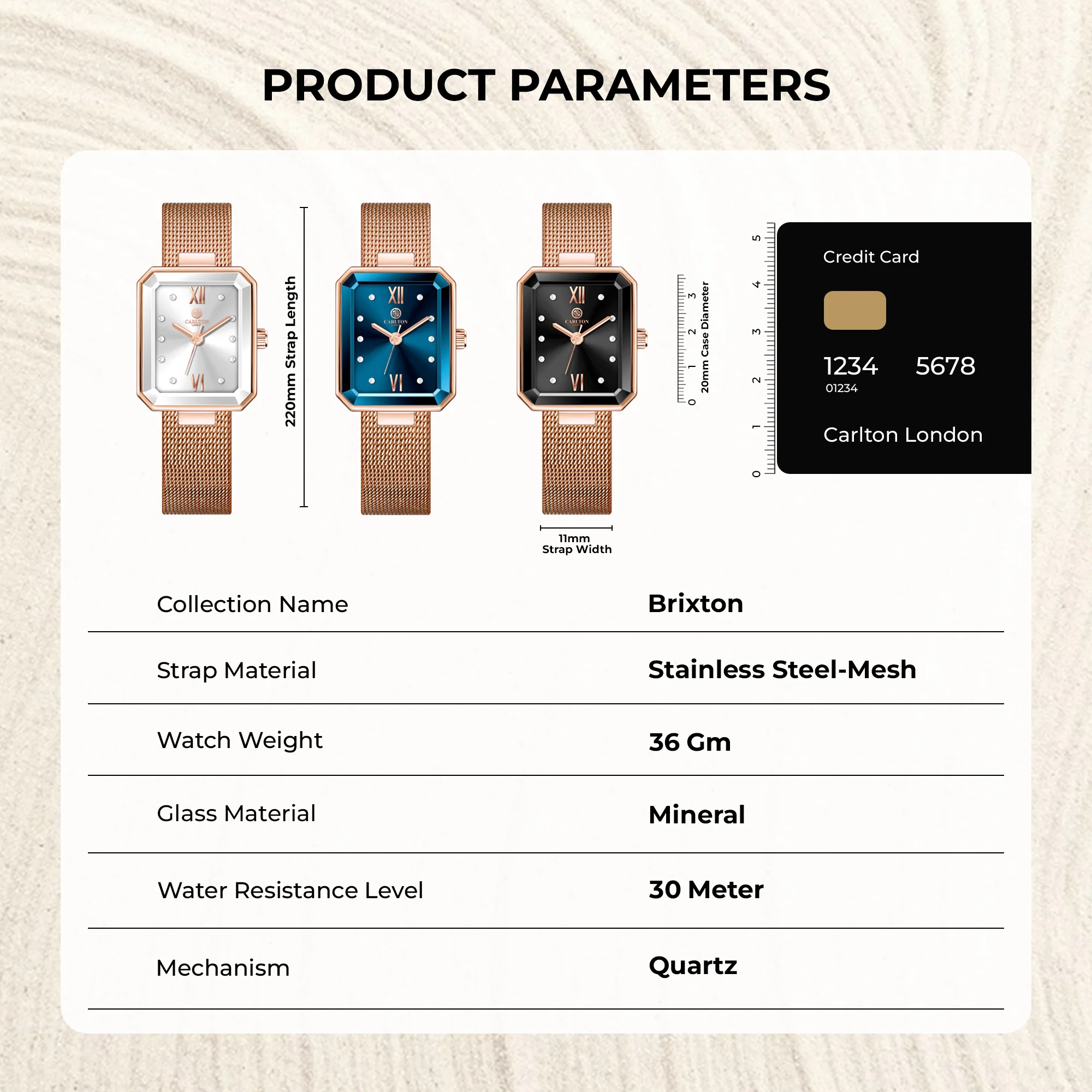 Brixton: Women White Analog Watch - CLRGMWHT - Image 8