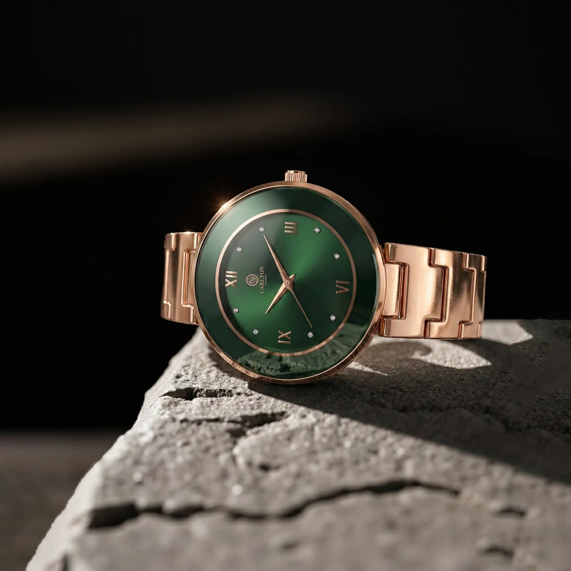 Carlton London Women Juliette Green Analog Watch - CLW-JT-RGN - Image 4