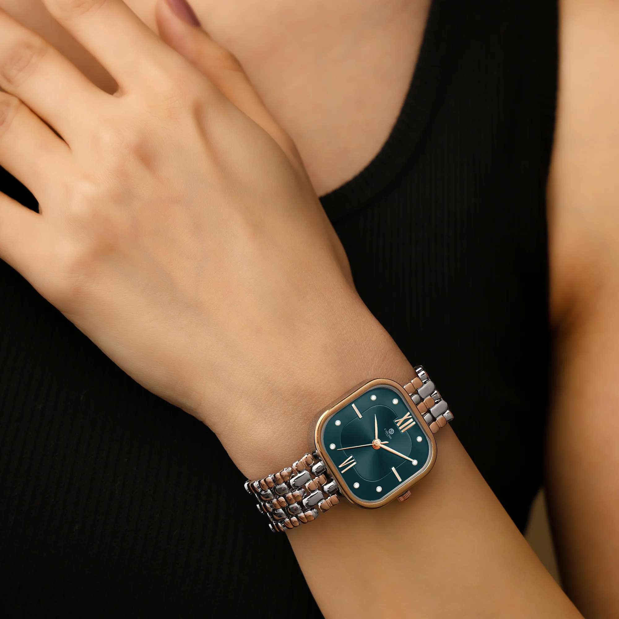 Chelsea: Women Turquoise Dial Stainless Steel  Watch - CHELTRQ-A2 - Image 7