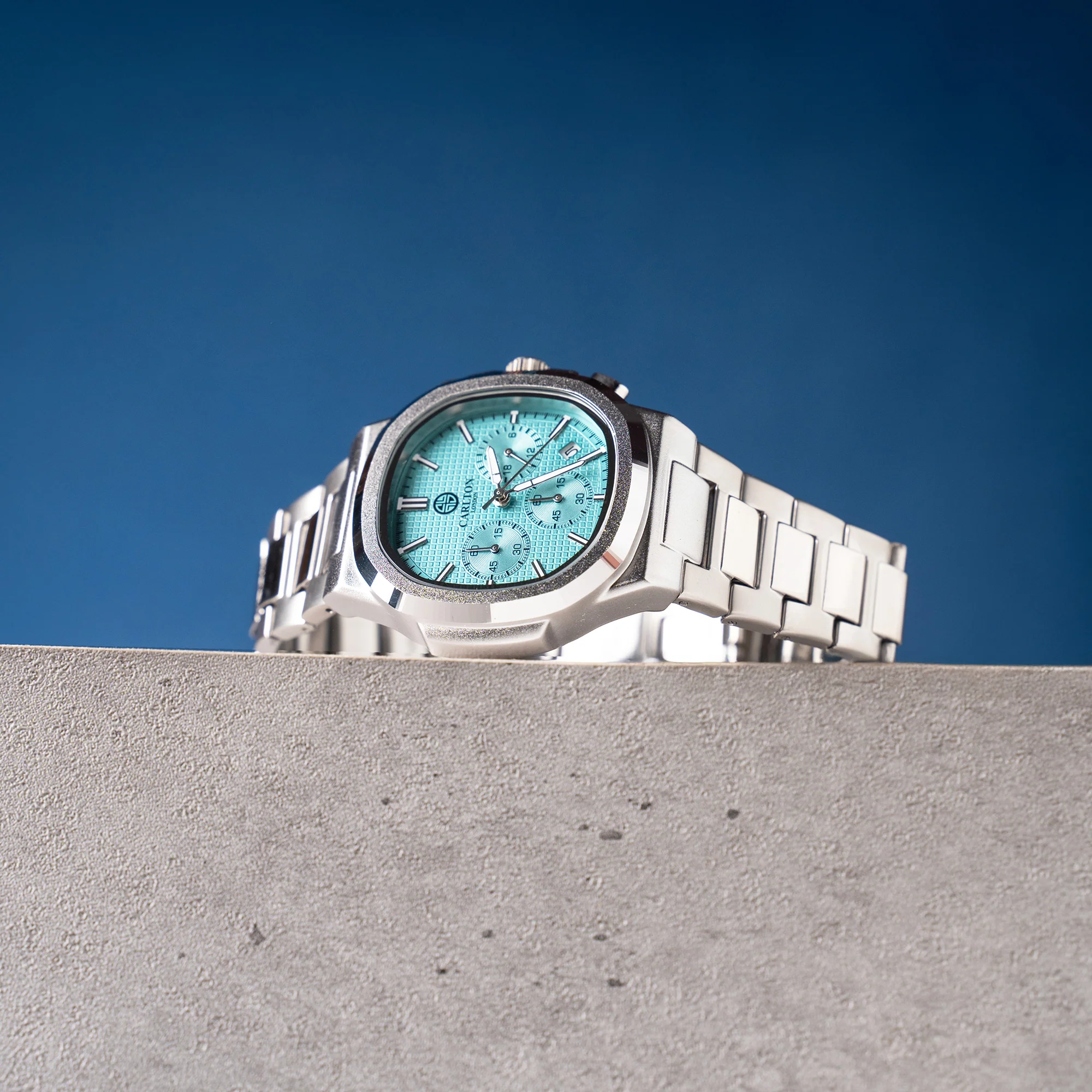 Parker: Men's Blue/Silver Analog Watch - CLSTFBLUM - Image 5